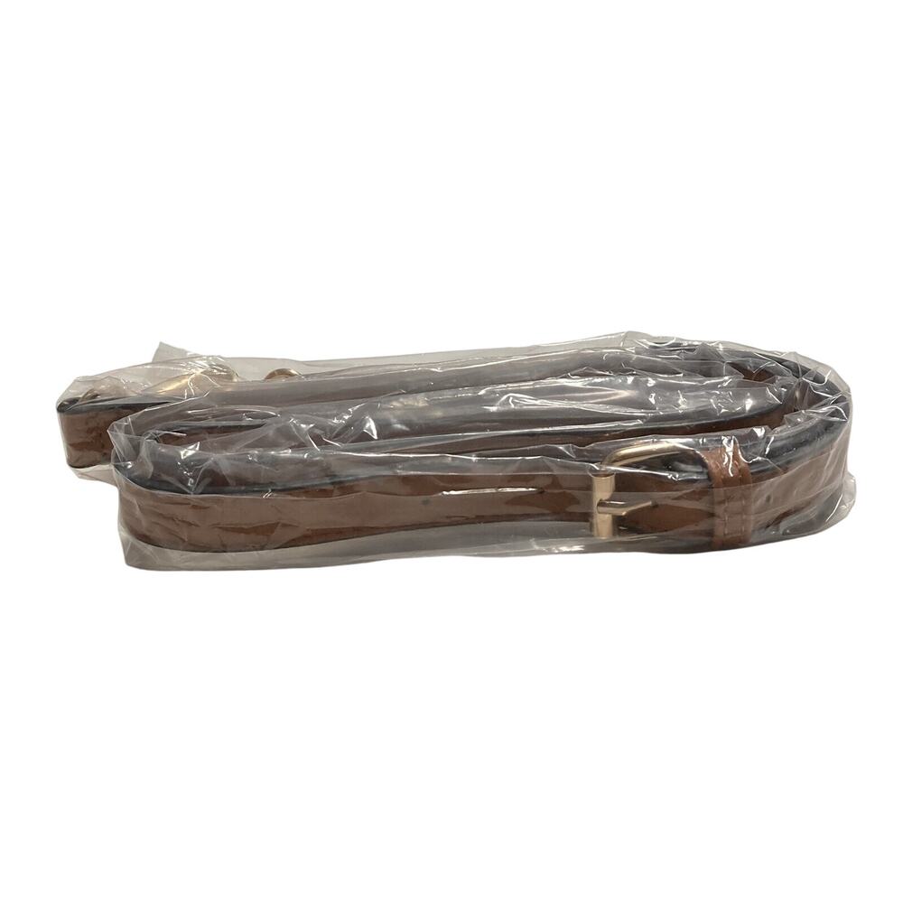 Womens Adjustable Strap Handle for Shoulder Bag Purse Chestnut Brown 3/4 In NIP